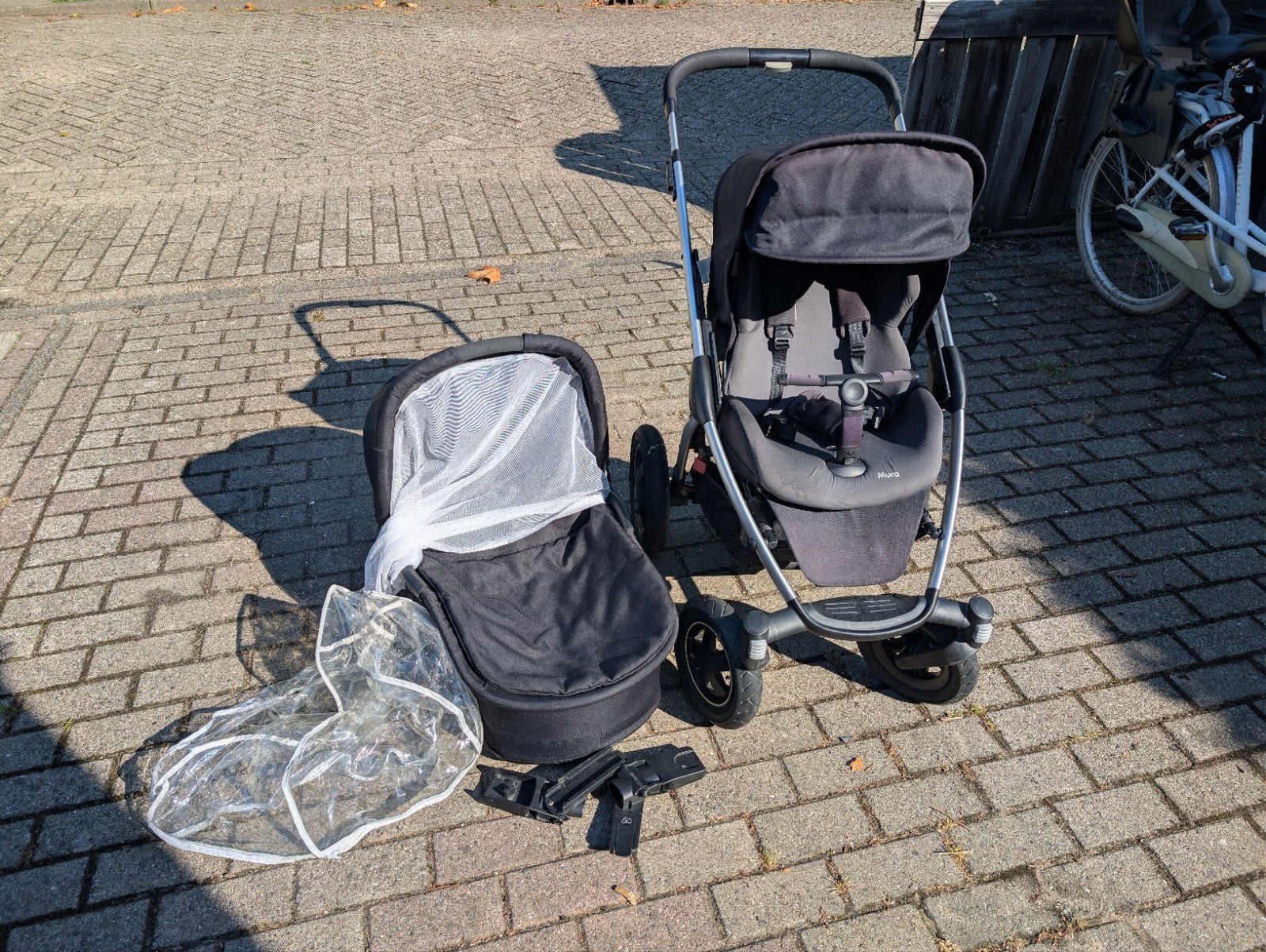 Complete Maxi Cosi kinderwagen set, Ophalen, Gebruikt, Maxi-Cosi, Verstelbare rugleuning