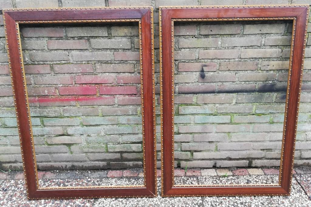 Schilderijlijst/fotolijst. 73/103 cm. 2 st. Identiek., Ophalen, Zo goed als nieuw, 75 cm of meer, 50 tot 75 cm