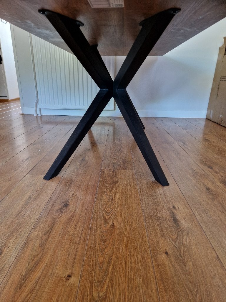 onderstel eettafel, Ophalen, 100 tot 150 cm, 50 tot 100 cm, Zo goed als nieuw