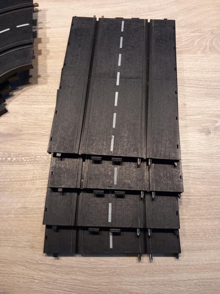 Marklin Racebaan Rails - Rechte en Bochtstukken, Kinderen en Baby's, Speelgoed | Racebanen, Overige merken, Gebruikt, Onderdelen