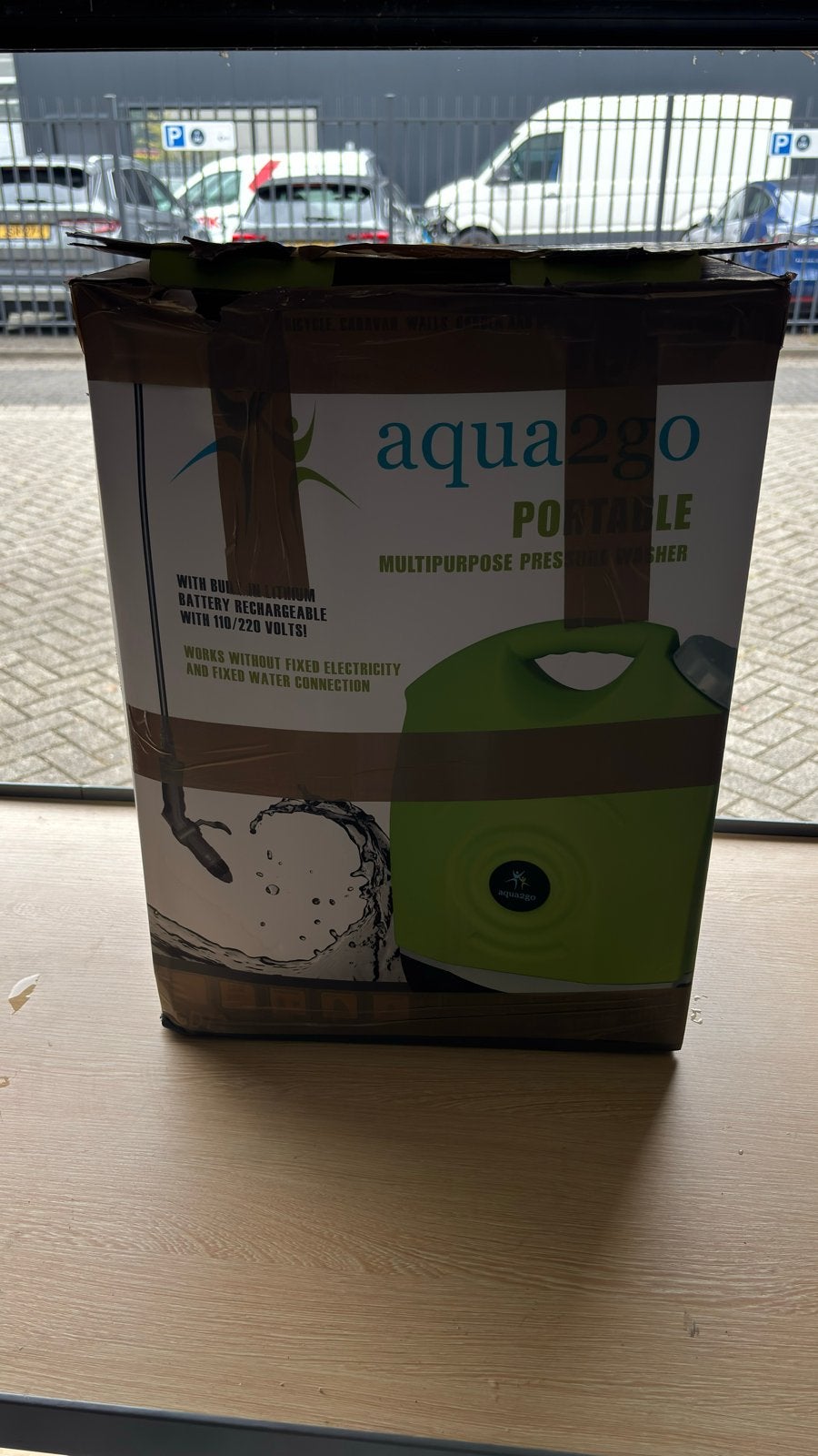 Aqua2Go GD73 Mobiele Hogedrukreiniger - ZGAN, Overige merken, Accu, Ophalen of Verzenden, Zo goed als nieuw