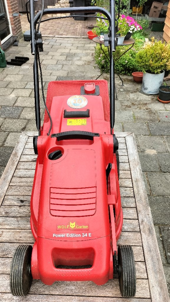 Elektrische maaimachine Wolf Garten Power Edition 34 E, Ophalen, Cirkelmaaier, Gebruikt, Elektrische grasmaaier
