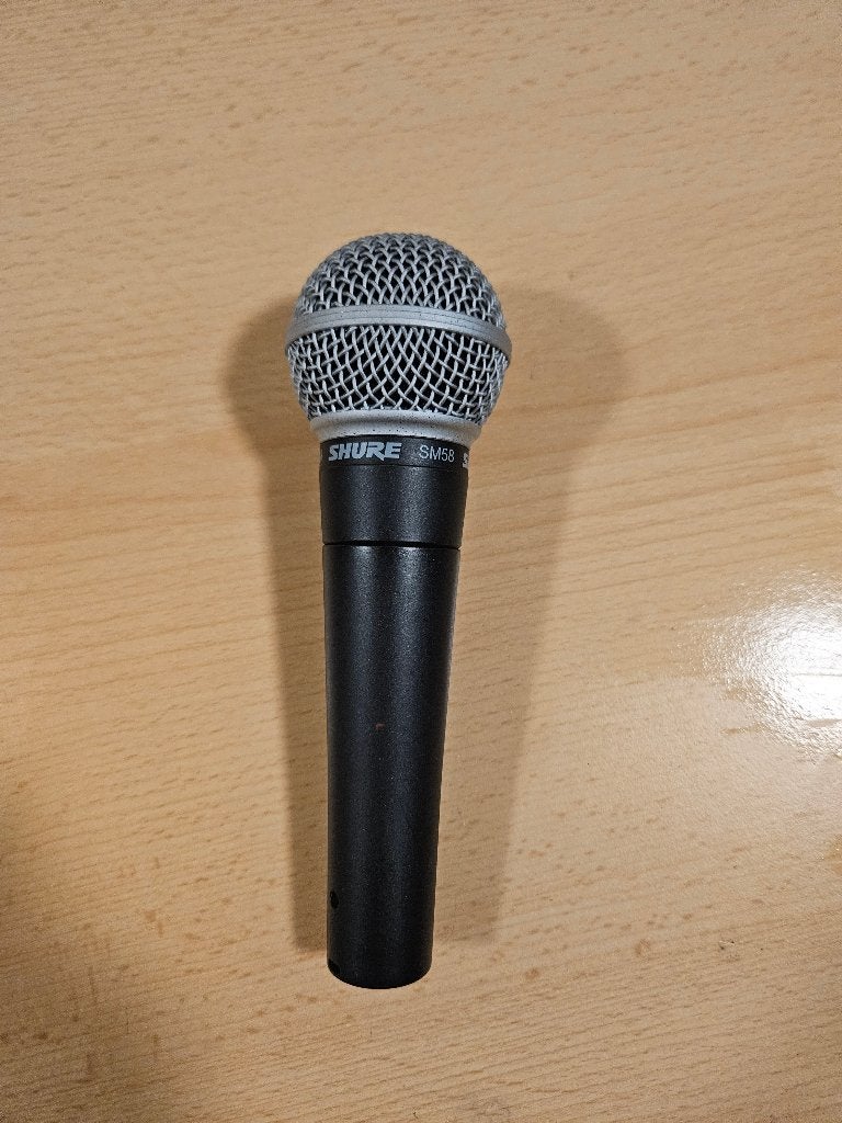 Shure SM58 zangmicrofoon met XLR-kabel, Muziek en Instrumenten, Ophalen of Verzenden, Gebruikt, Zangmicrofoon