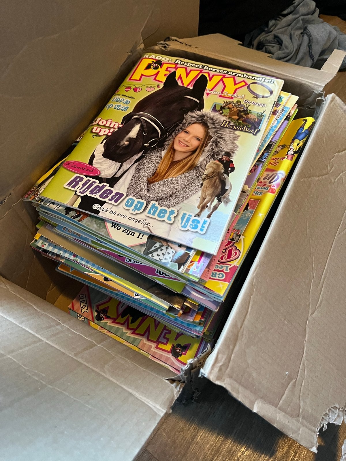 Grote doos Penny tijdschriften, Ophalen, Gelezen, Overige typen