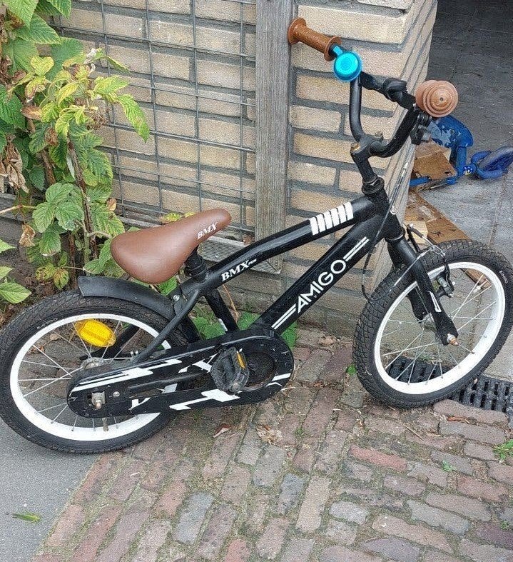 Stoer kinderfietsje jongen 16 inch - Amigo BMX, Ophalen, Gebruikt, 16 tot 20 inch, Amigo