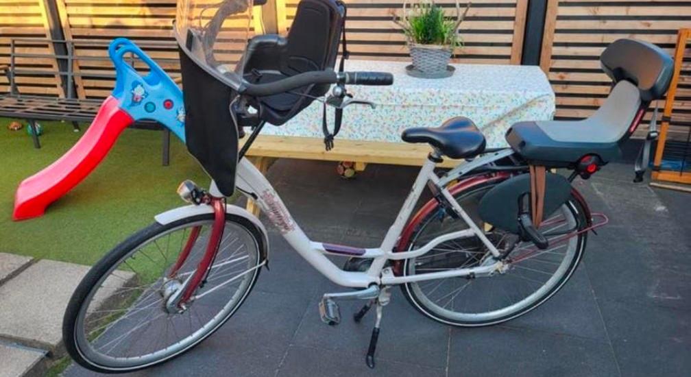 Montego Mamafiets - Geel, Nette Staat, Fietsen en Brommers, Fietsen | Dames | Damesfietsen, Ophalen, Gebruikt, Overige merken