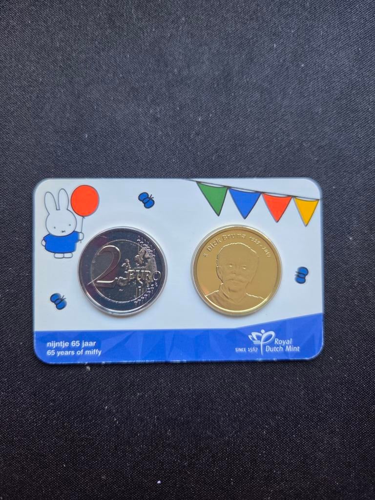 Coincard Nijntje 65 jaar - Bieden via Marktplaats, Postzegels en Munten, Munten | Nederland, Ophalen of Verzenden, Koningin Beatrix