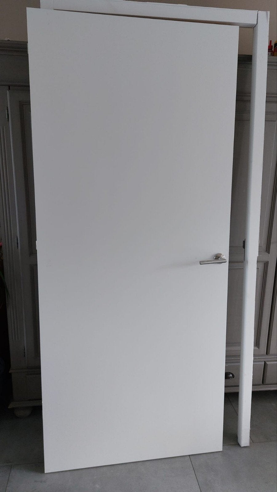 twee deuren met kozijn binnendeuren, Gebruikt, 80 tot 100 cm, Binnendeur, Ophalen of Verzenden