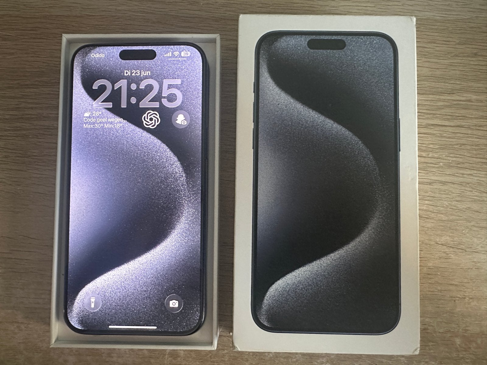iPhone 15 Pro Max 256GB - Nette staat, volledig werkend, Telecommunicatie, Mobiele telefoons | Apple iPhone, Blauw, Zo goed als nieuw