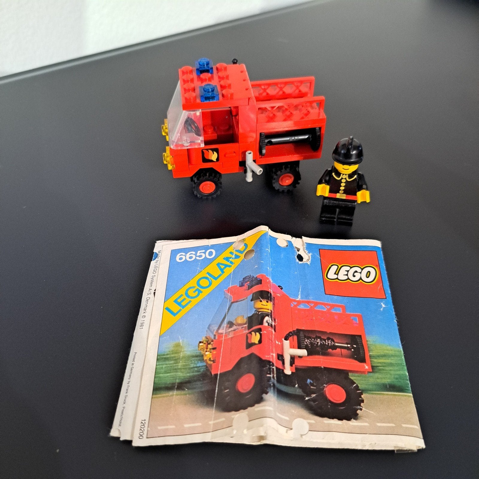 Legoland 6650 Classic Town Fire Rescue.
Touwtje van de brand, Ophalen of Verzenden, Gebruikt, Lego