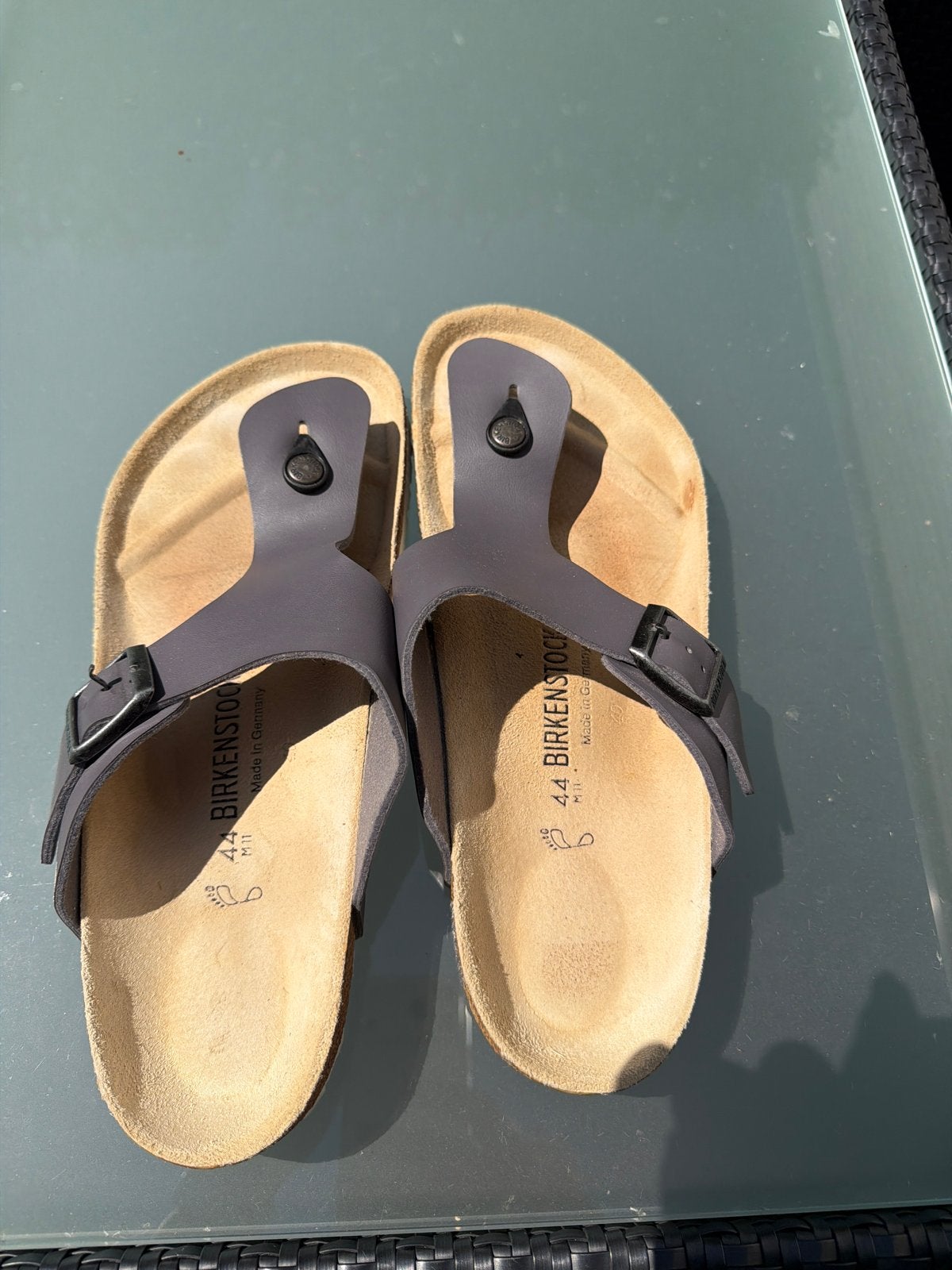 Birkenstock slippers maat 44, Verzenden, Gedragen