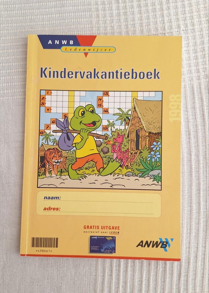 NIEUW! Kindervakantieboek ANWB, Ophalen of Verzenden, Nieuw
