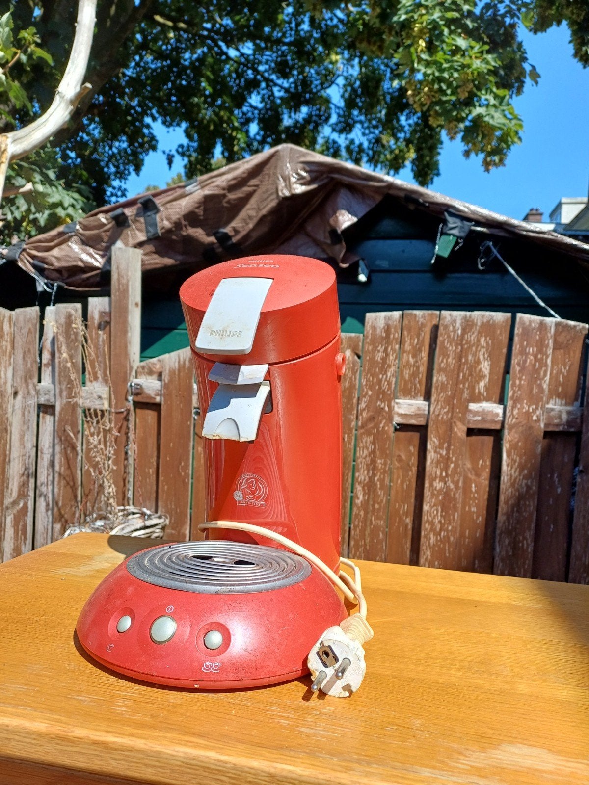 Philips Senseo Koffiezetapparaat Rood - Gebruikt, Ophalen, Koffiepads en cups, Gebruikt, Koffiemachine