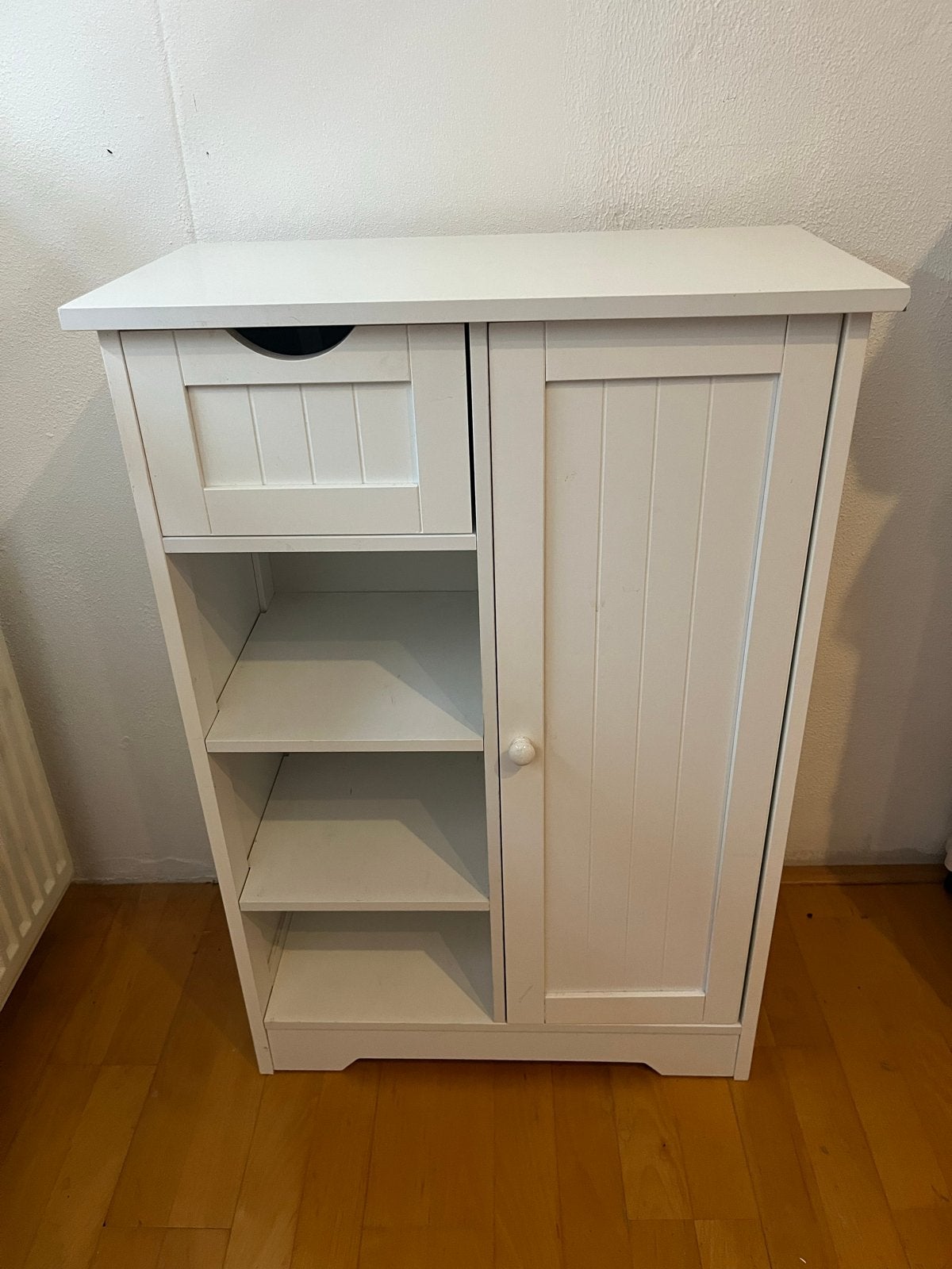 Witte kastje met Lade en Deur, Ophalen, Gebruikt