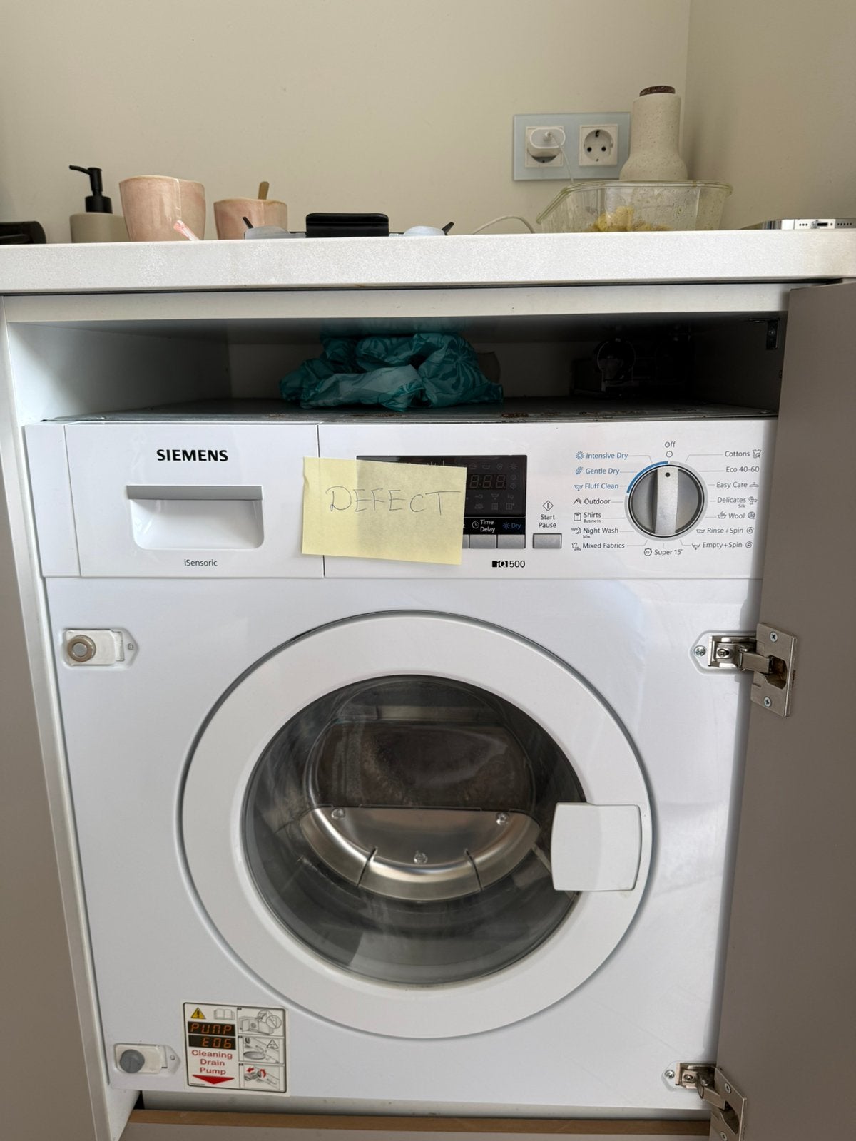 Wasmachine, Witgoed en Apparatuur, Ophalen, Zo goed als nieuw