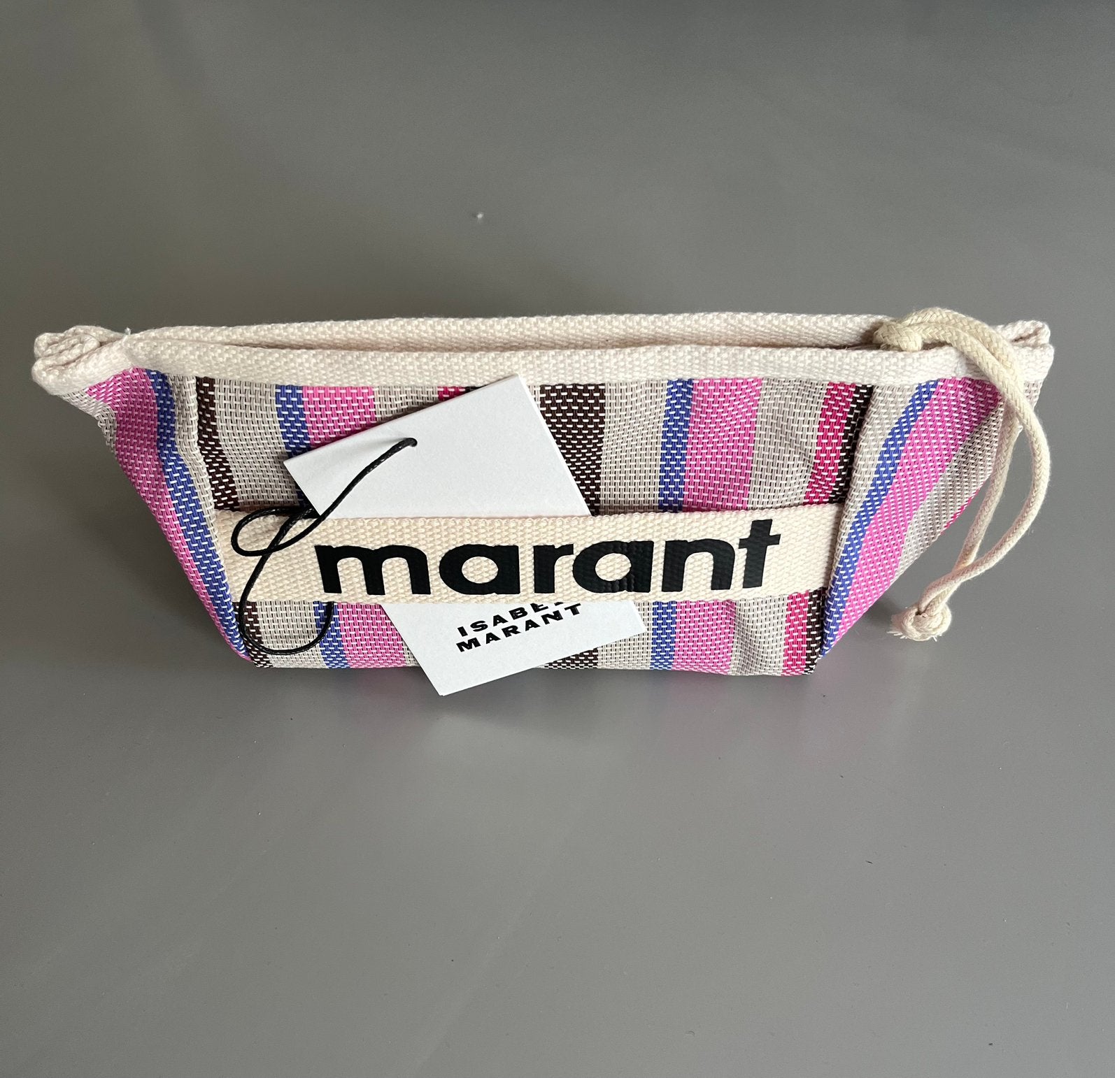 Nieuw!   Isabel Marant clutch tasje     roze  grijs, Ophalen of Verzenden, Zo goed als nieuw, Roze, Overige typen