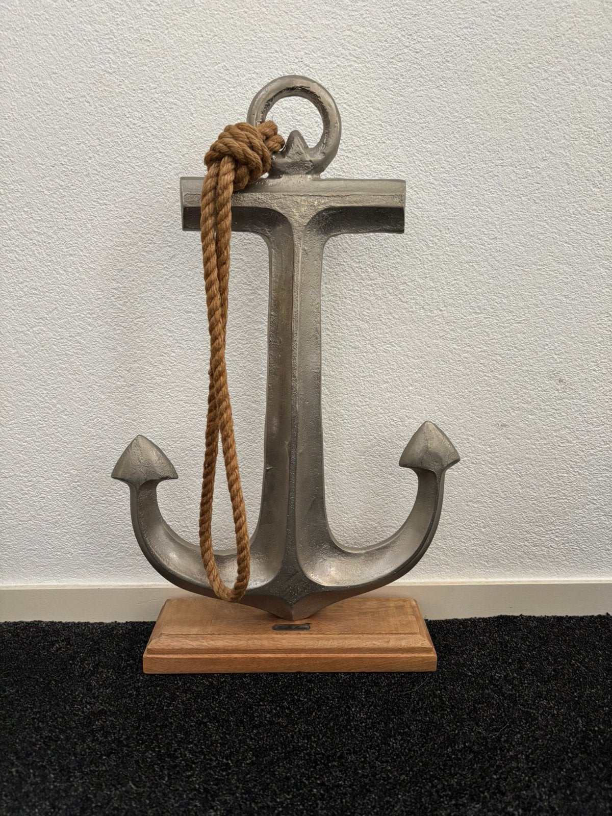 Riviera Maison Anker ornament, Ophalen of Verzenden, Metaal, Zilver, Landelijk