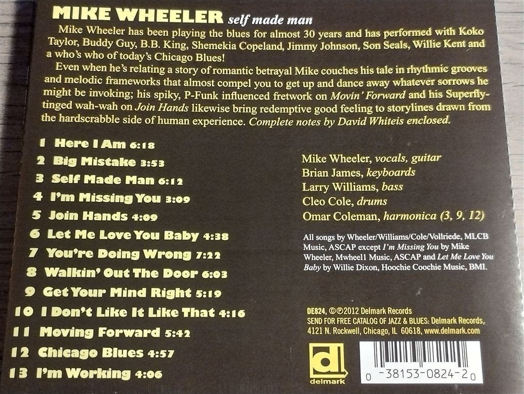 Mike Wheeler ‎– Self Made Man, Ophalen of Verzenden, Zo goed als nieuw, Jazz