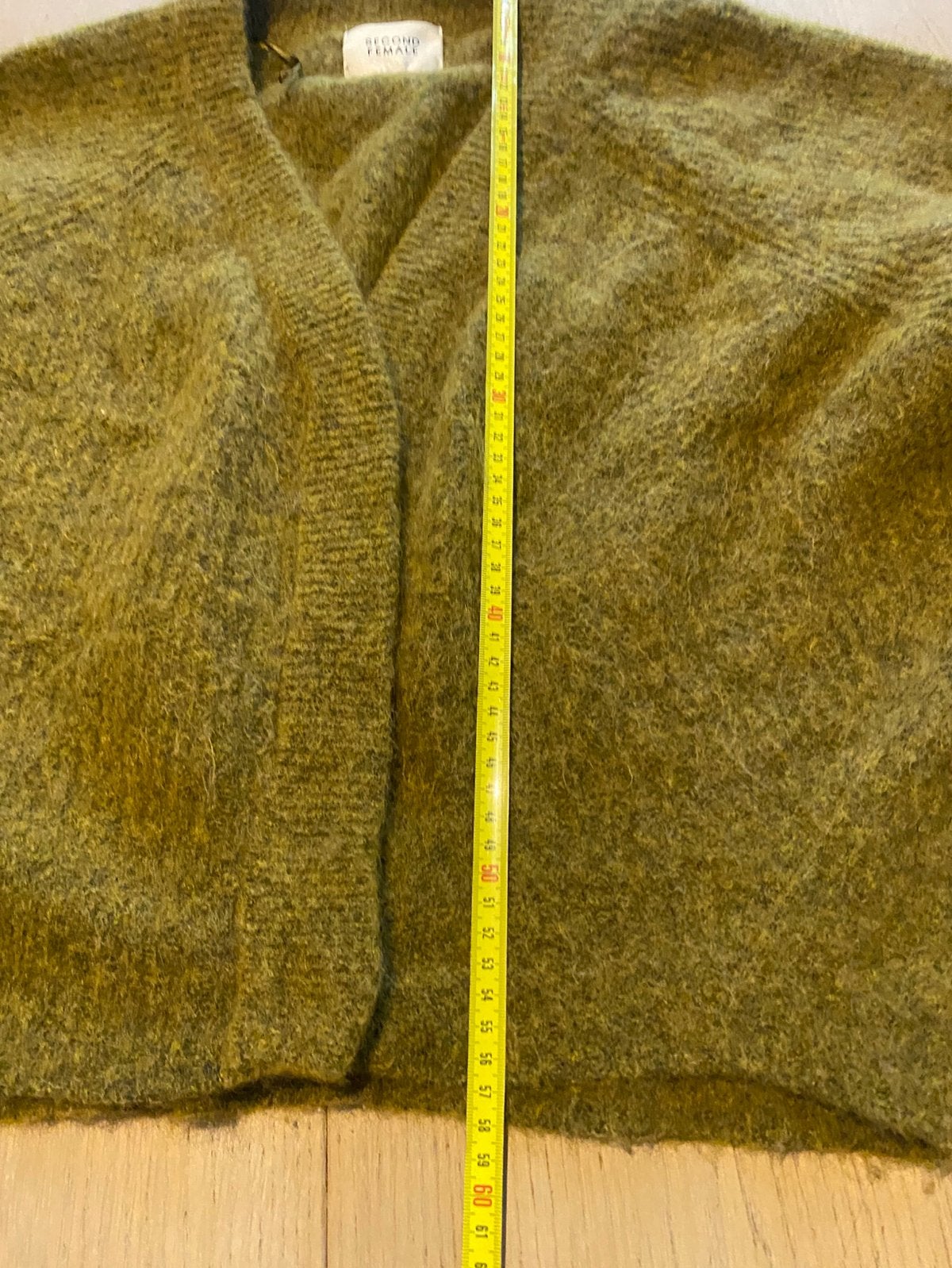 Second female vest mohair wol S nieuwstaat, Kleding | Dames, Ophalen of Verzenden, Zo goed als nieuw, Maat 36 (S), Groen