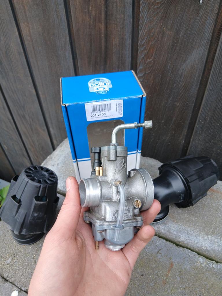 Polini cp23 evolution, Fietsen en Brommers, Brommeronderdelen | Algemeen, Zo goed als nieuw, Carburateur, Verzenden