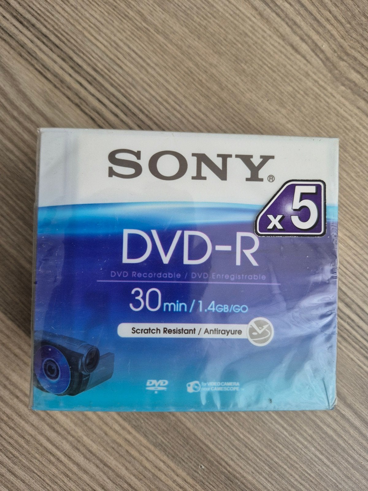 Nieuw in pak: 5x Sony DVD-R Rewritable, Ophalen of Verzenden, Nieuw, Dvd
