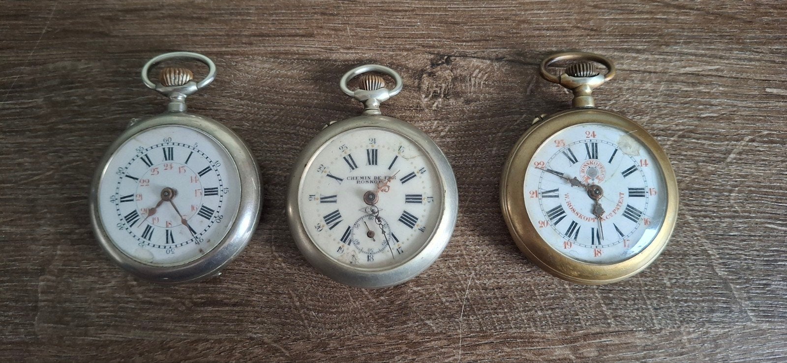 Rosskopf zakhorloges, Overige merken, Zakhorloge, Staal, 1900 tot 1930