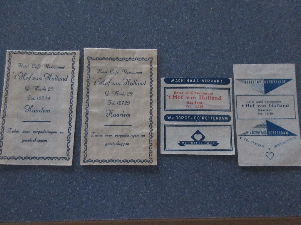 4 x Haarlem, hotel-café-rest. 't Hof van Holland, Verzenden, Nederland