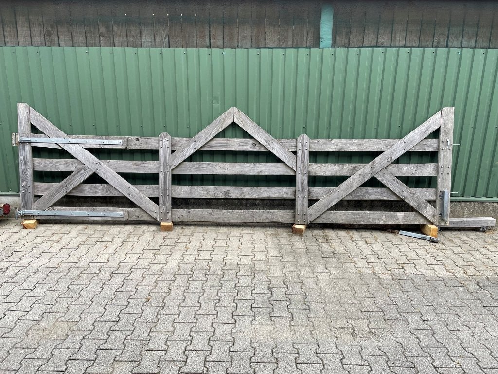 Douglas hekwerk gebruikt 5.00m, Tuin en Terras, Ophalen, Gebruikt, Hout, Tuinhek