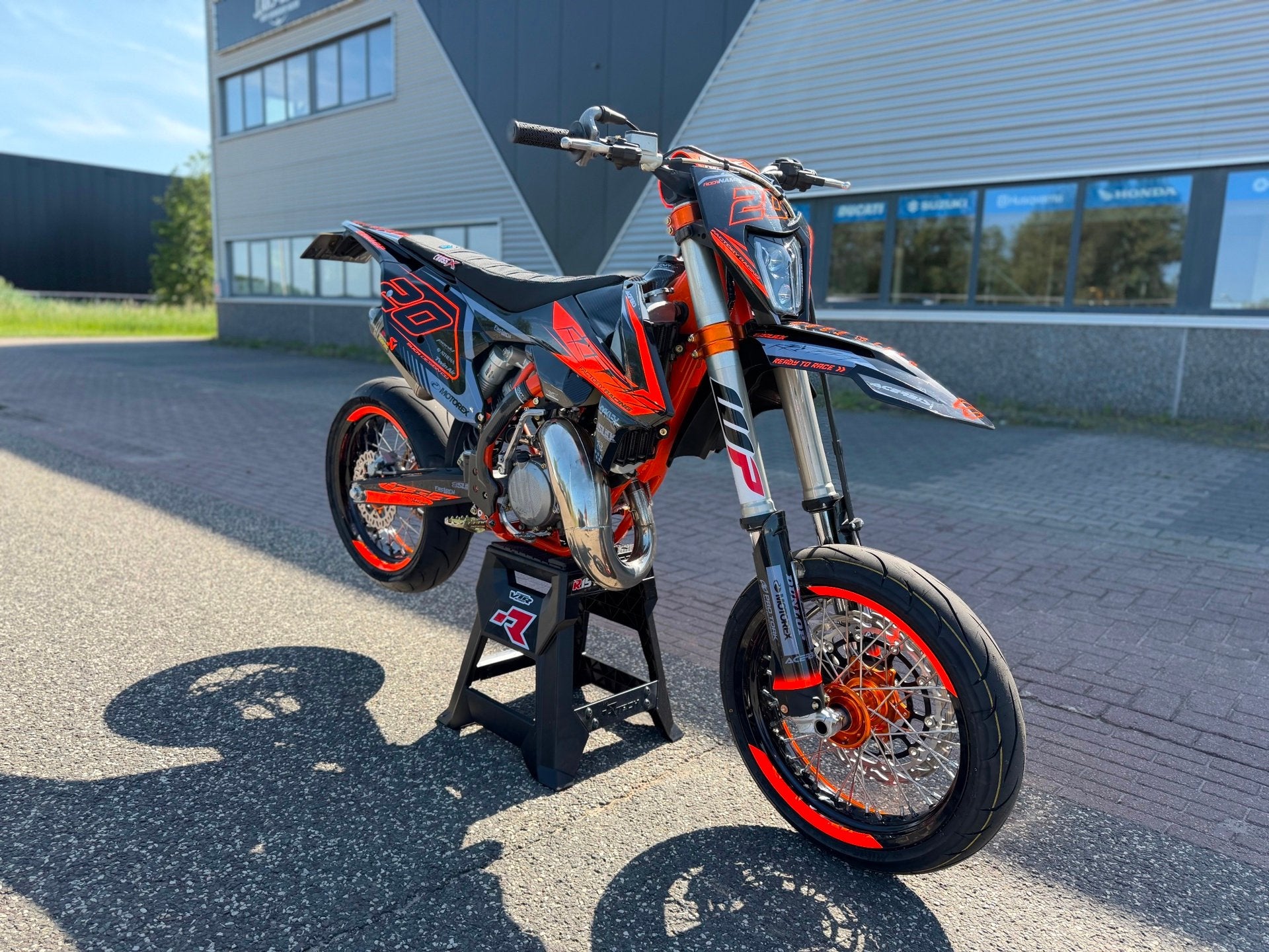 KTM EXC 125 A1 Supermoto Supermotard NIEUWSTAAT! Garantie mo, Motoren, Ktm, Bedrijf, 125 cc, Overig