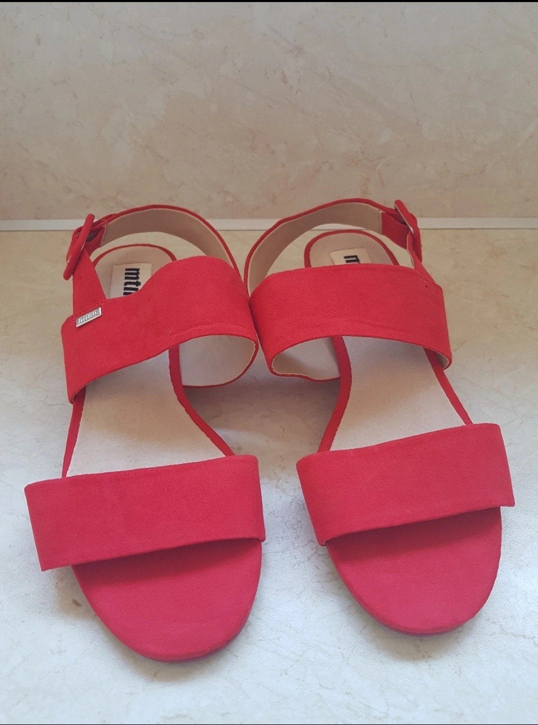 Sandalen rood, Kleding | Dames, Mtng., Nieuw, Rood, Sandalen of Muiltjes
