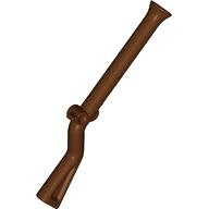 Lego Brown Minifigure, Weapon Gun, Flintlock Musket, Gebruikt, Lego, Accessoire, Pirates