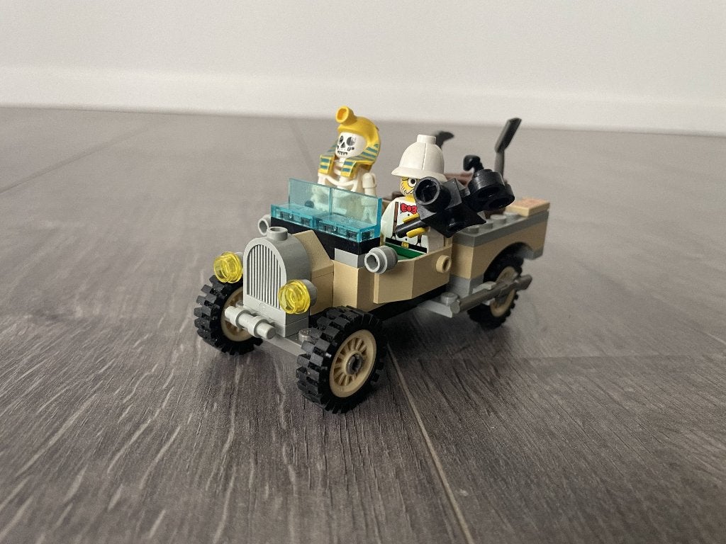 LEGO 2995 Adventurers Car & Skeleton – Compleet – Vintage, Kinderen en Baby's, Speelgoed | Duplo en Lego, Compleet, Gebruikt, Lego