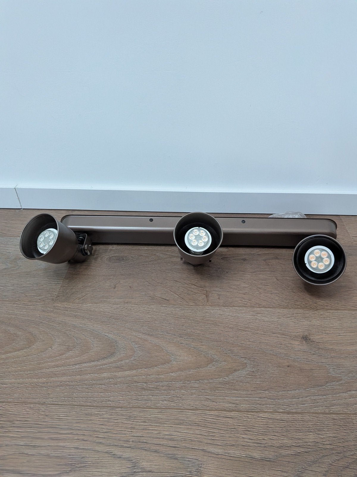 IKEA Hektar Plafondspot - Bruin, 3x Max 7W, Gebruikt, Industrieel, IKEA, Bruin