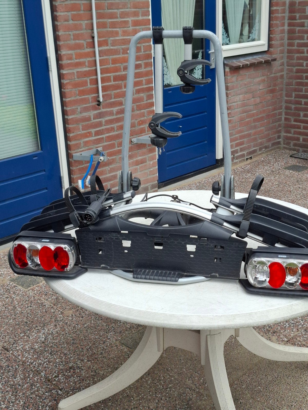 Thule EuroWay G2 920, Auto diversen, Fietsendragers, Ophalen, Brede banden, Zo goed als nieuw, 2 fietsen
