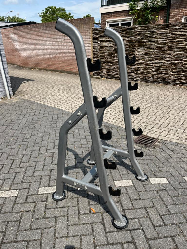 Stangenrek voor 5 stangen Lifemaxx grijs - Dordrecht, Ophalen, Gebruikt, Overige typen, Lifemaxx