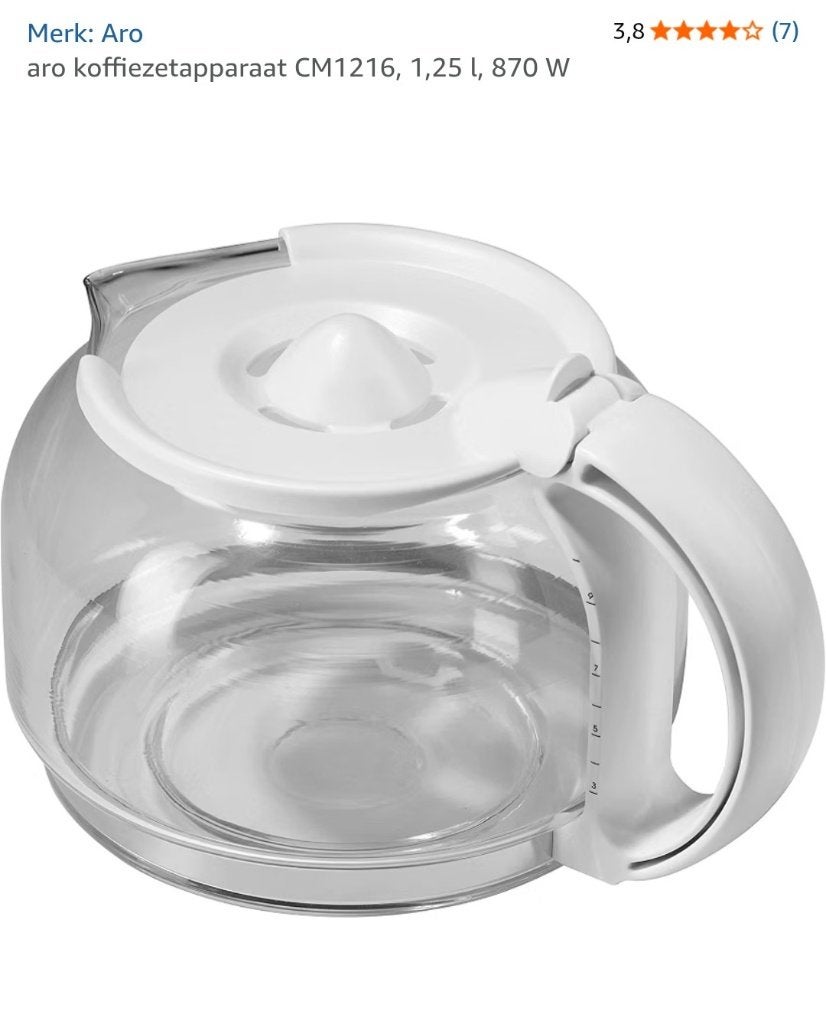 Koffiekan van glas, Ophalen of Verzenden, Nieuw, Overige merken, Koffiekan