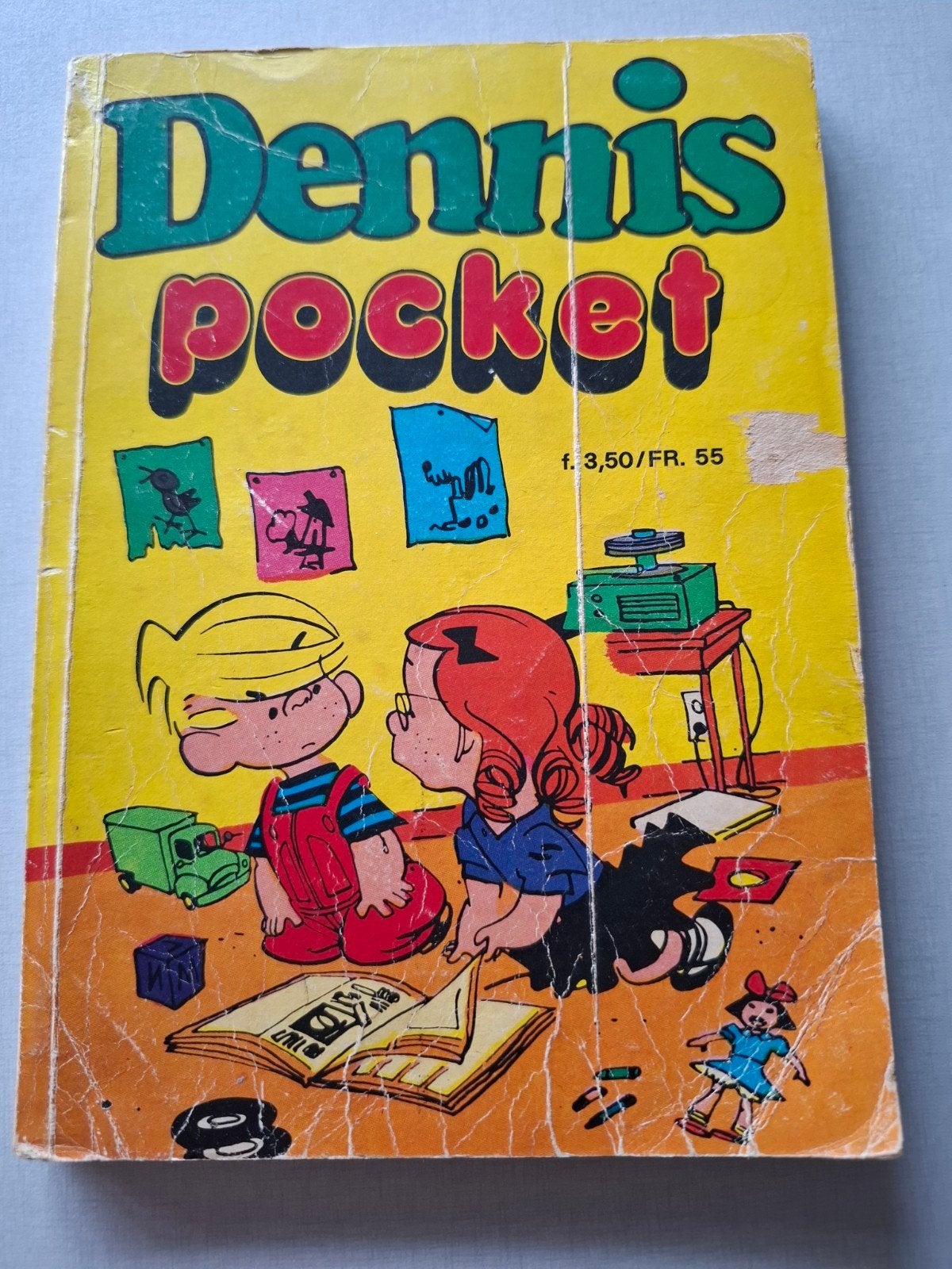 Dennis pocket nr 1., Eén stripboek, Ophalen of Verzenden, Gelezen