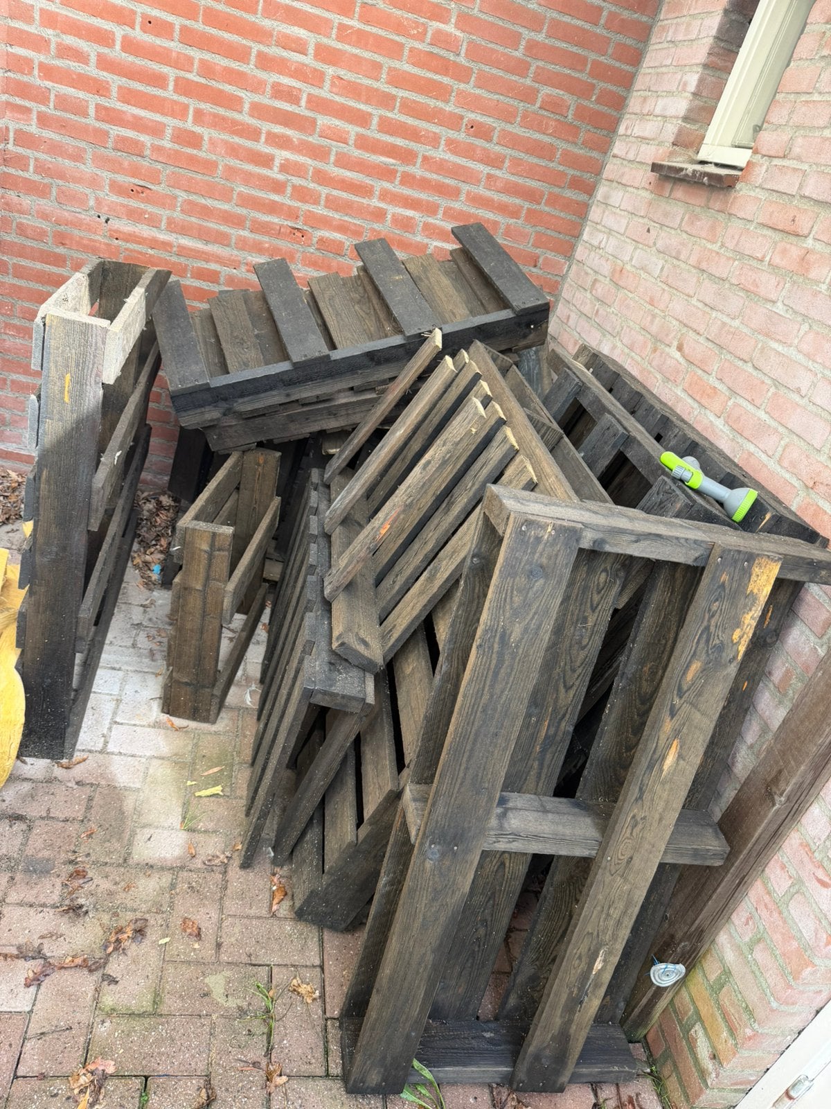 Pallets, Minder dan 3 m³, Ophalen