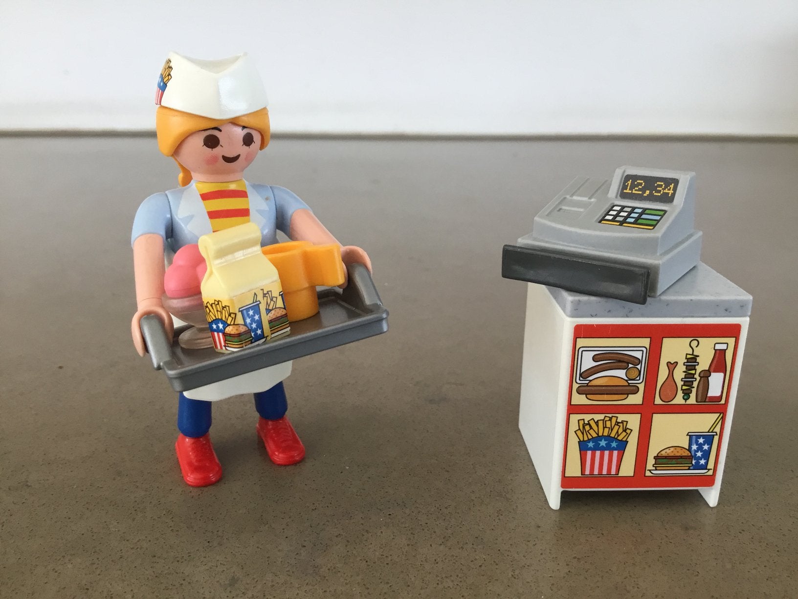 Playmobil 5292 Serveerster met kassa ZGAN 100% compleet, Ophalen of Verzenden, Zo goed als nieuw