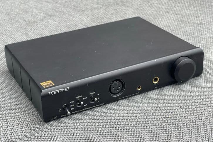 Topping A90  Headphone Amp & Voorversterker, Ophalen of Verzenden, Gebruikt, Stereo, Overige merken