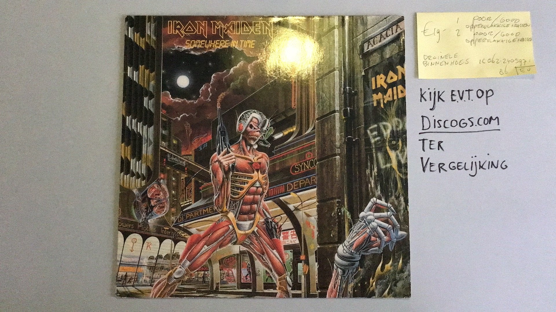 Iron Maiden - Somwhere In Time, Ophalen of Verzenden, Gebruikt
