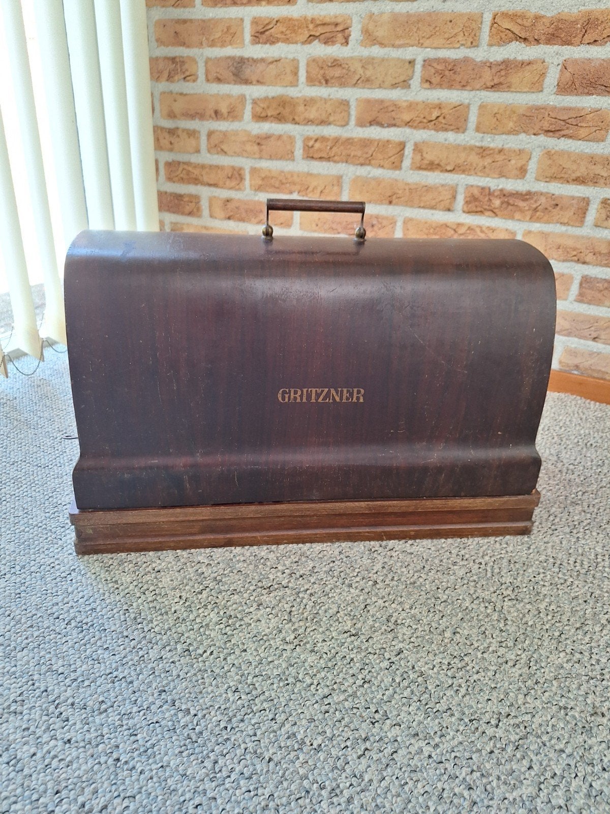 Ouderwetse naaimachine Gritzner Extra, Antiek en Kunst, Ophalen