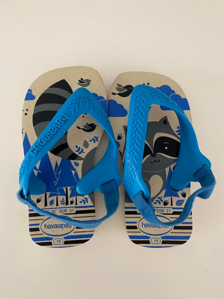 NIEUW Havaianas Slippers voor Kindje | Wasbeer | mt 19 (21), Kinderen en Baby's, Kinderkleding | Schoenen en Sokken, Jongen of Meisje