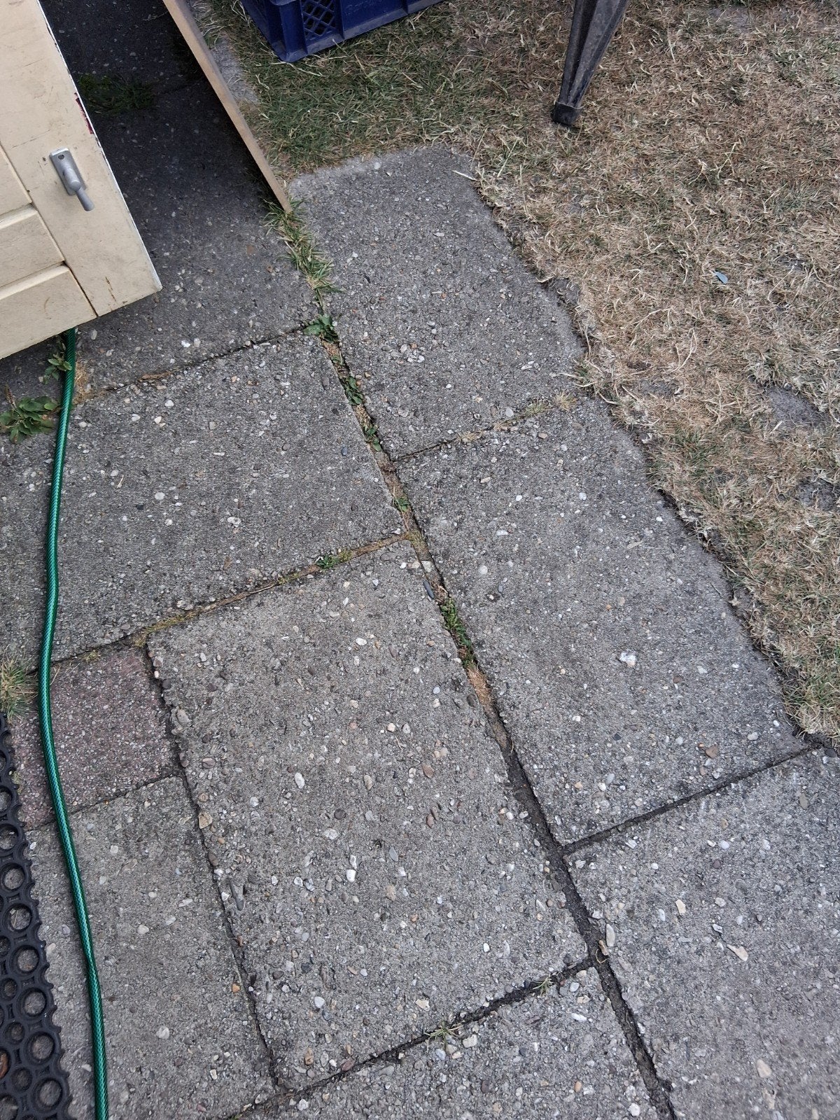 Betonnen/grind terrastegels 40x60 cm, Tuin en Terras, Tegels en Klinkers, Ophalen, Gebruikt, Beton, Terrastegels