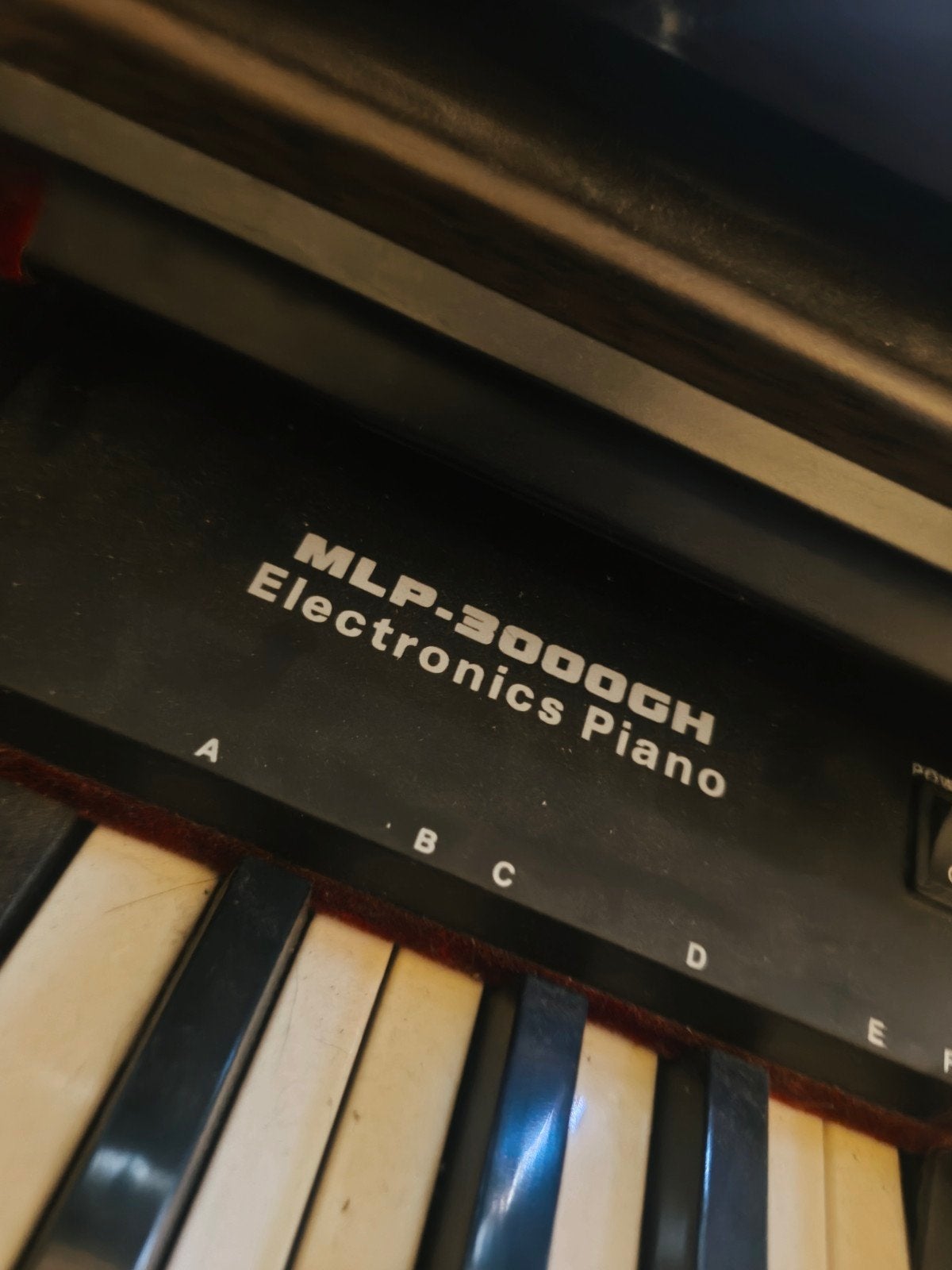 MLP-3000GH Piano, Ophalen, Gebruikt