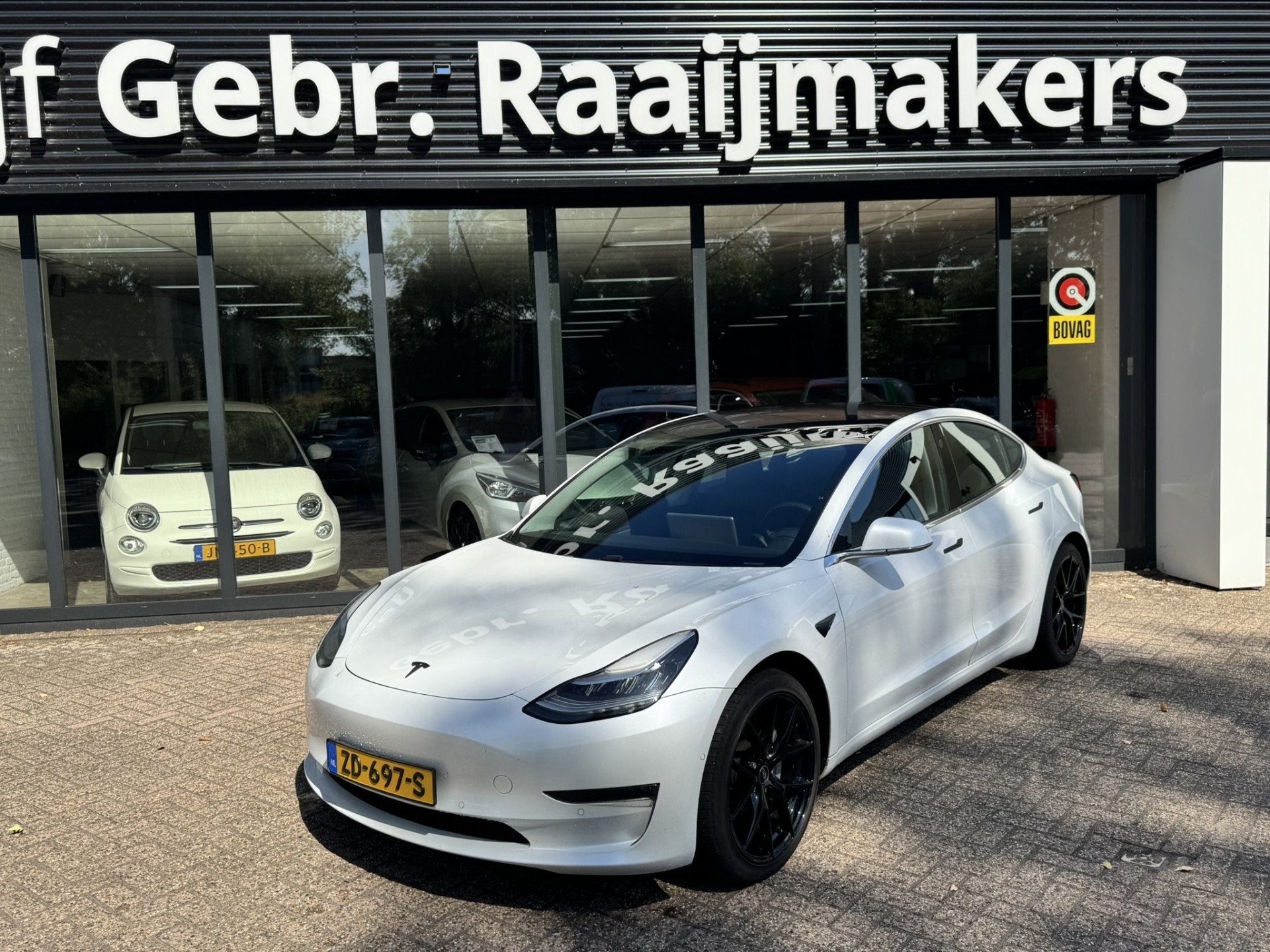 Tesla Model 3 Long Range AWD 75 kWh*Premium Audio*EXPORT*, 530 km, 462 pk, Wit, Origineel Nederlands