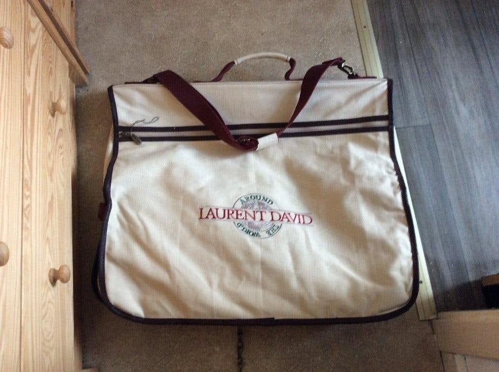 Laurent David garment bag canvas kleding tas. Nieuw, Sieraden, Tassen en Uiterlijk, Tassen | Reistassen en Weekendtassen, 40 tot 60 cm