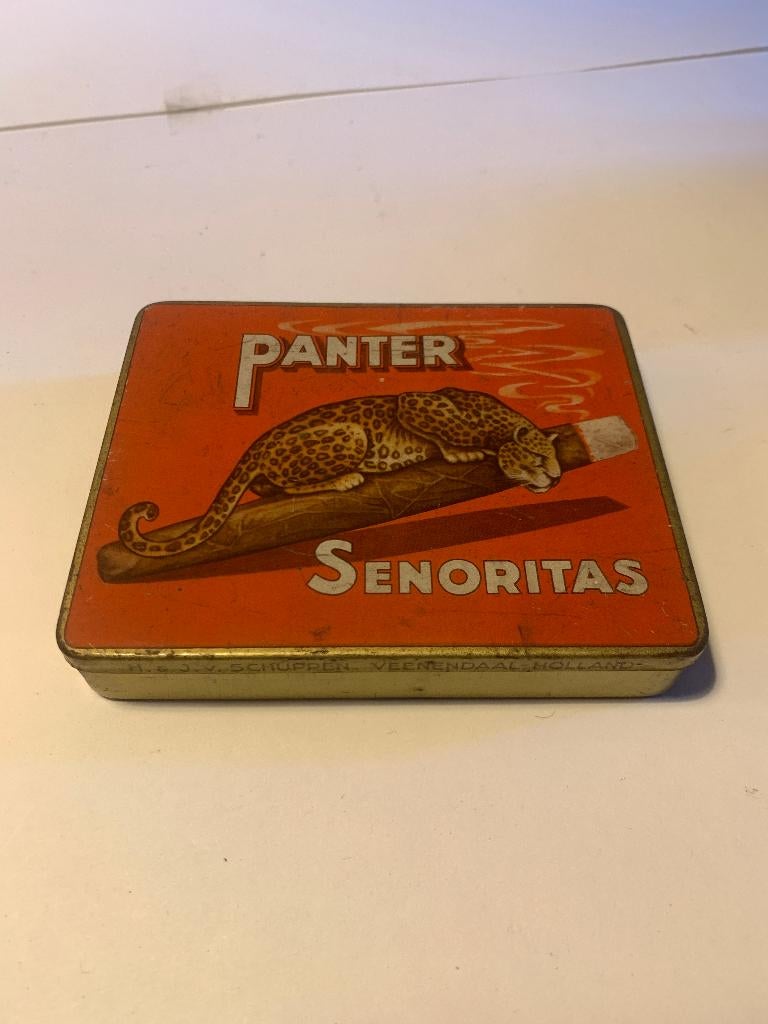 Vintage Panter Senoritas Sigarenblikje