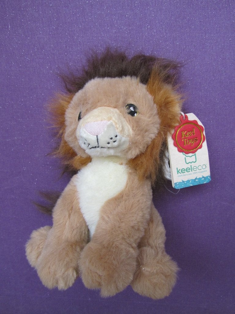 KEEL TOYS ECO Knuffel LEEUW **Nieuw met Kaartje**, Kinderen en Baby's, Speelgoed | Knuffels en Pluche, Overige merken, Nieuw, Ophalen of Verzenden