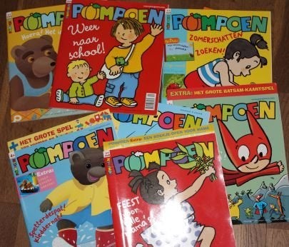 7 stuks Pompoen - kleuterblad, Ophalen of Verzenden, Zo goed als nieuw, Fictie algemeen